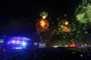 Poblanos y turistas celebran con seguridad el año nuevo