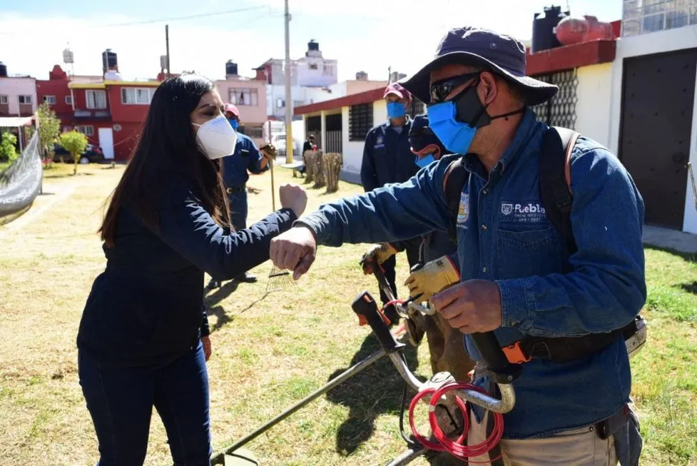 Ayuntamiento de Puebla inicia Jornadas de Servicios Públicos en colonia San Manuel 