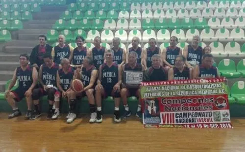 ¡Puebla, Campeón Nacional en Basquet de Veteranos 60 y más!