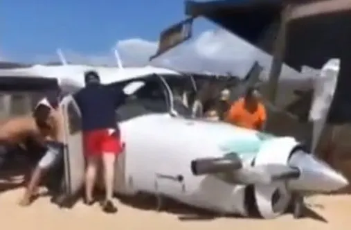 Accidente de avioneta en Puerto Escondido