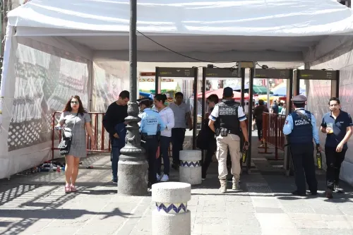 Intensa seguridad con motivo del 15 de septiembre