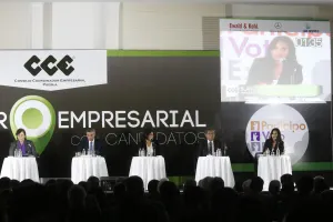 Positivo encuentro del Centro Empresarial, expresan candidatos