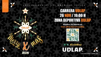 Experiencia deportiva, festival musical y mucho más, en Merry Xmas Run Carrera UDLAP 2022