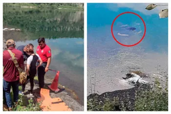 En la laguna de Aljojuca, encuentran sin vida a taxista que estaba reportado como desaparecido