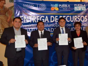 Recibe San Pedro Cholula apoyo para ser comunidad saludable