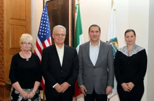 Se reúne RMV con el presidente del Lycoming College, Kent Trachte