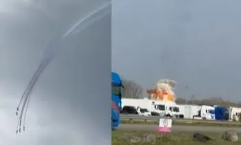 Dos aviones de la Patrulla de Francia chocan durante un vuelo de ensayo; hay 3 heridos