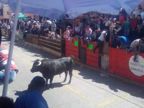 Seis lesionados deja la “huamantlada” en Tlaxcala