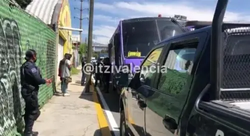 Asaltan Ruta Morados en inmediaciones del estadio Cuauhtémoc