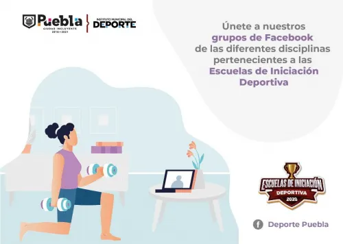 Con entrenamientos en línea el Instituto Municipal del Deporte promueve la actividad física