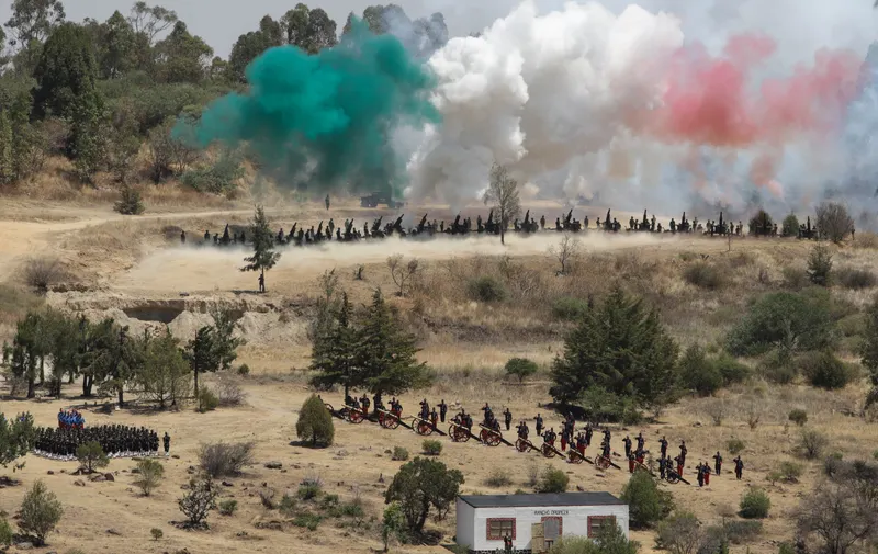 escenificación Batalla del 5 de Mayo