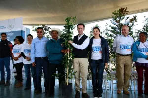 Encabeza Luis Banck jornada de reforestación en San Sebastián de Aparicio