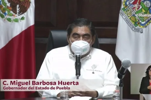 Desmiente gobierno estatal  rumores de hospitalización de Barbosa Huerta