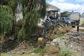 Comité de Lluvias del Ayuntamiento de Puebla efectúa acciones para prevenir inundaciones