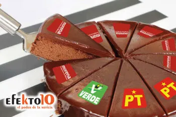 Se reparte el pastel en la coalición, Morena, PT y Verde