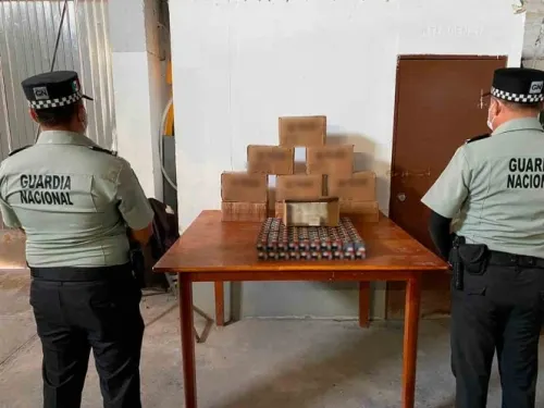 Guardia Nacional asegura 14 mil cartuchos; hay un detenido
