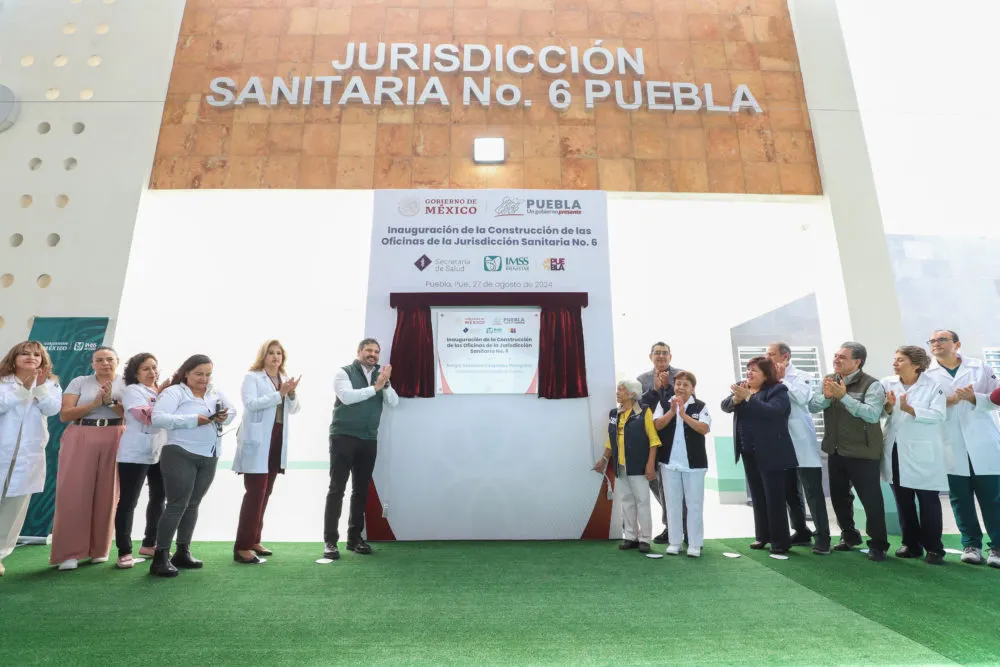 Inauguración de oficinas de Jurisdicción Sanitaria No. 6 en Puebla