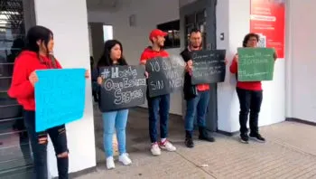 Estudiantes de la UPAEP se manifiestan para exigir un alto a la inseguridad