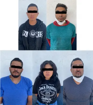 Cinco detenidos por robo a negocio dedicado a la venta de aceite y anticongelante : Policía municipal de Puebla