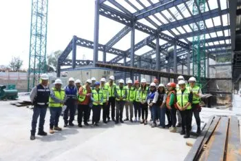 Avance significativo, presenta la construcción de la nueva sede del Congreso de Puebla
