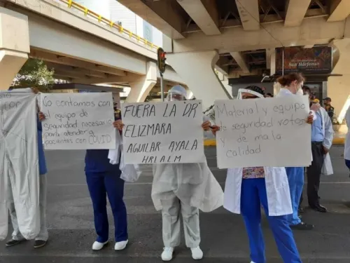 Separan de cargo a directora de Hospital López Mateos tras protesta de personal