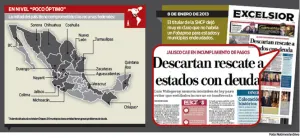 Reportan a 124 municipios del país en quiebra financiera
