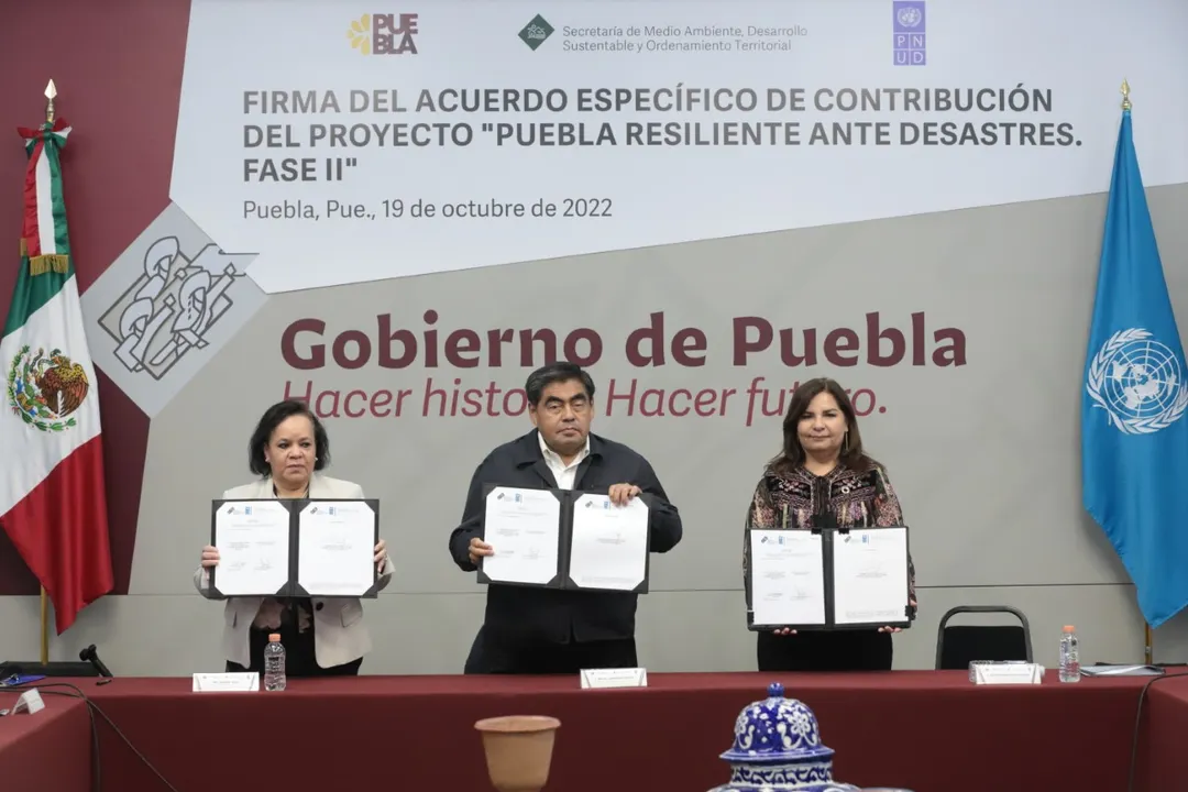 Con orden y contundencia, Gobierno de Puebla responde ante desastres: MBH