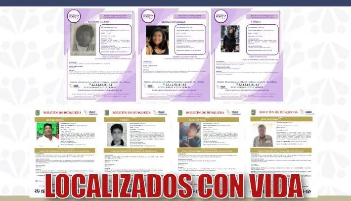 FGE Puebla localiza con vida a siete personas reportadas como desaparecidas