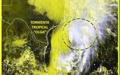 Se forma la tormenta tropical ‘Olga’ en el Golfo de México