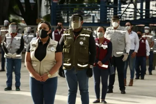Presentan logros de brigadas que combaten al Covid-19 en el municipio de Puebla