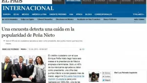 A la baja popularidad de Peña Nieto, lo comparan con Felipe Calderón