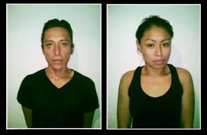 PGJ y SSP en coordinación aseguran a pareja por diversos robos a transeúnte y casa habitación