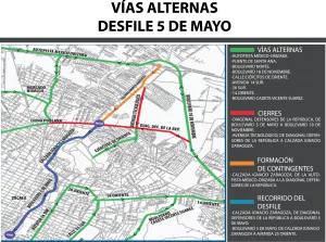 Autoridades coordinan la seguridad ante el 5 de mayo