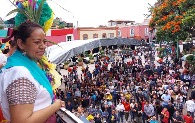 Convite para el Festival Huey Atlixcayotl