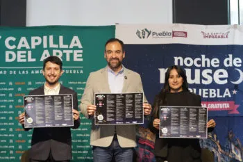 Anuncian la segunda edición de la Noche de Museos 2025 en Puebla, participan más de 30 recintos