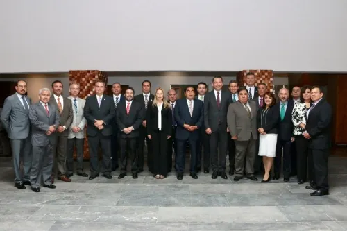 Barbosa Huerta sigue en reuniones de trabajo