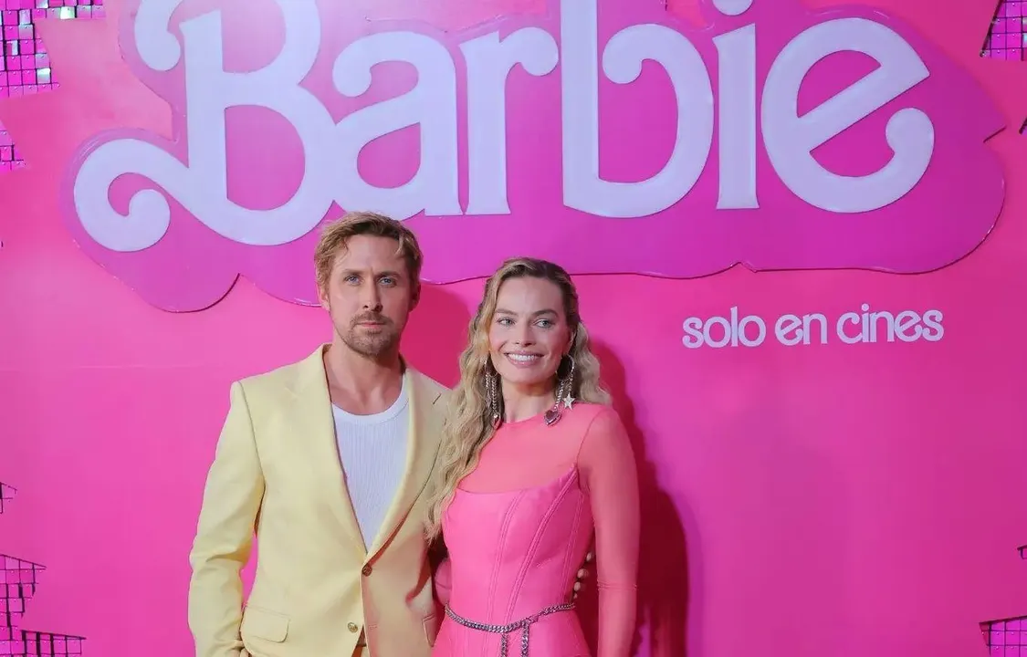 Éxito total la alfombra rosa para la presentación de la nueva película “Barbie”