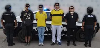 Detuvo policía municipal de Puebla a cuatro hombres por robo a transeúnte