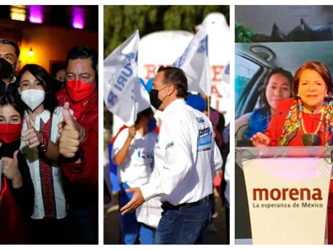 Inician Arredondo, Kuri y Maya campañas en Querétaro