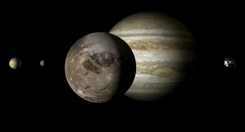 Hallan ondas extraordinarias cerca de la luna más grande de nuestro sistema solar