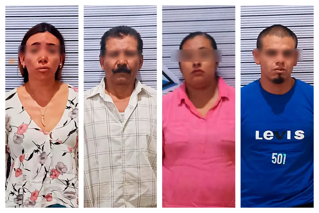 Detenidos Presuntos Extorsionadores Mercado Morelos