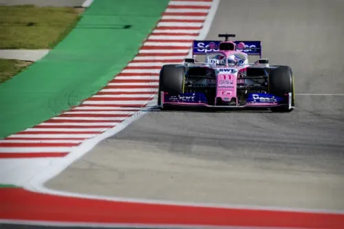Red Bull arrasa en primeras pruebas del GP de EU; Checo obtiene el lugar 14