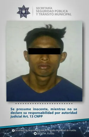 Detiene SSPTM a presunto asaltante de transeúntes