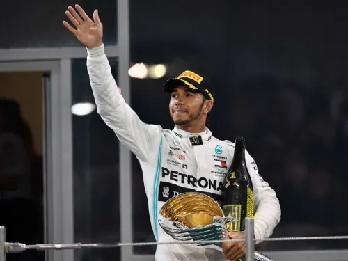 Hamilton conquista el GP en Abu Dabi; “Checo” fue séptimo
