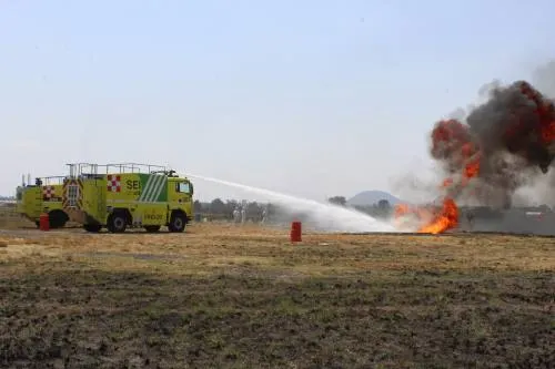 Realizará Aeropuerto de Puebla práctica nocturna de “Incendio Aeronáutico”