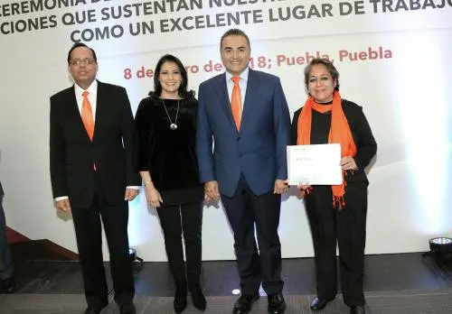 Auditoría Puebla recibe el Certificado Great Place to Work por tercer año consecutivo
