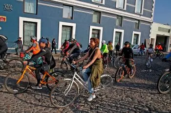 Realizan la Rodada “El origen, los barrios antiguos de Puebla”
