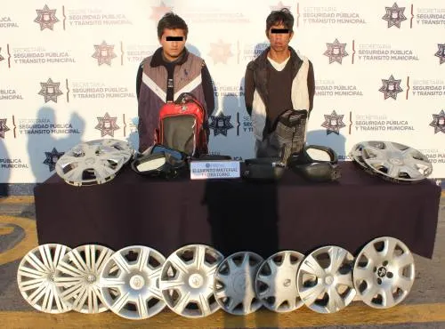 Detiene SSPTM  a pareja probablemente dedicada al robo de autopartes