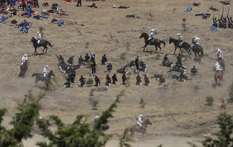 escenificación Batalla del 5 de Mayo