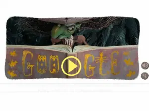 Un Doodle de miedo para celebrar Halloween